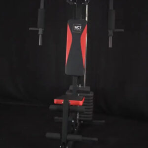 Estação De Musculação De 45kg Wct Fitness Cor da estrutura Preto Cor do estofamento Preto e vermelho - Imagem 2