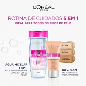 Água Micelar Solução De Limpeza 5 Em 1 L'oréal Paris Todos Os Tipos De Pele - Imagem 8