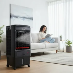 Climatizador De Ar Amvox Umidifica E Ventila 18l Preto - Imagem 3