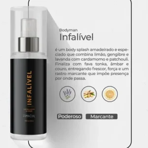 KIT BODY SPLASH MASCULINO INFALIVEL + ENIGMA + BANKER + ADVENTUS 200ML - PRIMACIAL PERFUME AMADEIRADO - Imagem 6