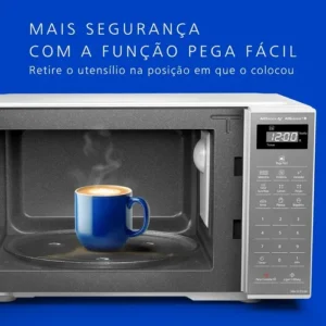 Micro-ondas De Mesa Panasonic, 21 Litros, Branco, Espelhada - Imagem 8