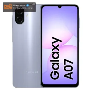 Celular Samsung Galaxy A07 256gb, 8gb, Câmera 50mp, Tela 6.7 , Proteção Ip54, Processador 6nm - Violeta - Imagem 1