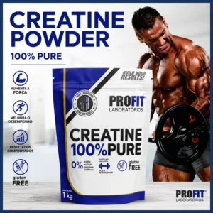 Suplemento en pó ProFit Laboratórios Creatina Pura Creatina de Creatine Power x 1kg - Imagem 7