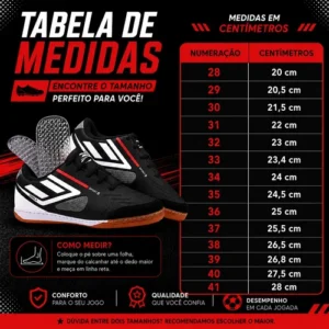 Chuteira Tenis Salao Futsal Quadra Unissex Esporte Bola - Imagem 3
