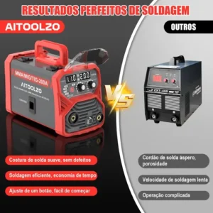 Máquina Solda Sem Gás/gás 5 Em 1 C/tampa Para Led Aitoolzo - Imagem 9