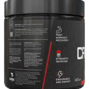 Creatina Monohidratada em Pote 300g 100% Pura Dark Lab - Imagem 4