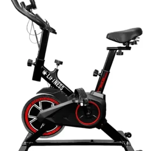 Bicicleta Spinning Premium Liftness Com Visor e Medidor de Pulso Ergométrica Semi Profissional Bike Sport Preto - Imagem 5