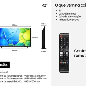 Smart TV 43" Full HD F6000F 2025 Samsung Bivolt - Imagem 9