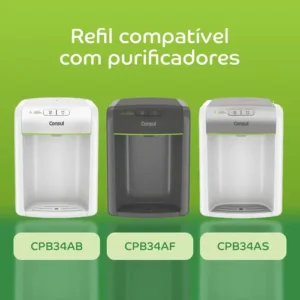 Refil Filtro Cix06ax Purificador de Água Consul CPC30AF, CPC30AB, CPB35AB, CPB35AF, CPB36AF, CPB36AB, CPB34AB, CPB34AF, CPB34AS, CPC31AB, CPC31AF - Imagem 9