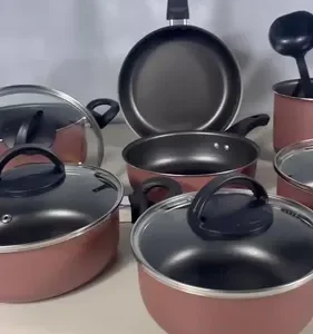 Conjunto Panelas Antiaderente 10 Peças Teflon Várias Cores - Imagem 11