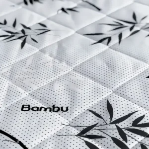 Colchão Casal Espuma D33 One Face - Bello Box - 17x138x188 Cor Branco C/ Preto - Imagem 3