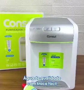 Purificador De Água Consul refrigerado Natural E Gelada com proteção antibactérias Bivolt Consul Branco - CPB34ASVNA - Imagem 10
