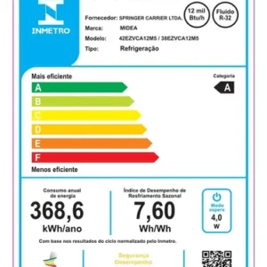 Ar Condicionado Split 12.000 Btus Inverter Ai Ecomaster Frio - Imagem 8