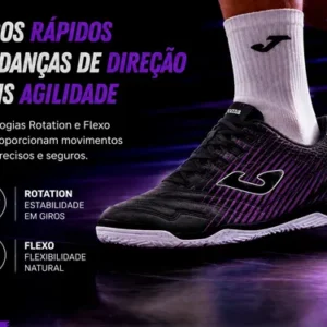 Chuteira Tênis De Futsal Joma Maxima Original Masculina Nfe - Imagem 9