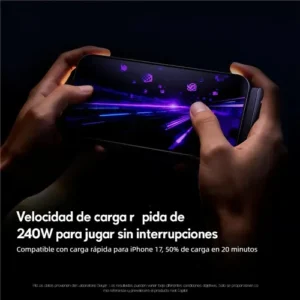 Cabo USB-C para USB-C de 240W com Suporte Dobrável e Carga Rápida de 1.5m - Imagem 3