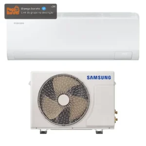 Ar-condicionado Split Samsung Digital Inverter Ultra Connect Ai 12.000 Btus Frio Ar12dyfzawknaz - Imagem 1