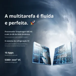 Celular Smartphone Realme C85 256gb 8gb Ram Dual Sim Bateria 7000mah 144hz Ip69 Pro Impermeável - Imagem 7