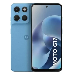 Smartphone Motorola Moto G17 4g - 128gb 12gb (4gb Ram + 8gb Ram Boost) Camera 50mp Sony Lytia 600, Bateria 5200 Mah - Azul Claro - Imagem 1