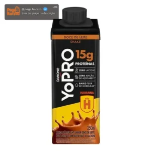 YoPRO Bebida Láctea UHT Doce de Leite Havanna 15g de proteínas 250ml - Imagem 1