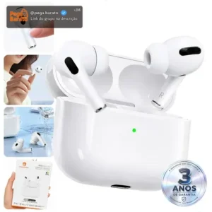 Fone de Ouvido Bluetooth 5.3 Tws Sem Fio com Microfone HD Anti Ruido A Prova D'água Compatível iPhone Samsung Xiaomi Motorola Redmi Android iOs Para Esporte Academia Trabalho Game H'maston Pro - Imagem 1