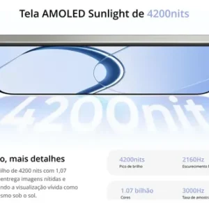 Smartphone Celular Realme 16 5g 256gb 12gb Ram Dual Sim Câmera De 50mp Lumacolor Image Espelho para Selfies Bateria 6550mah Impermeável Ip69 Pro 4200nit Amoled Preto - Imagem 10