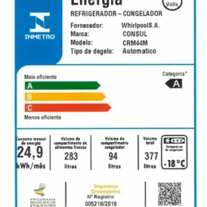 Geladeira Consul Frost Free 377 Litros Duplex Inox CRM44MK - Imagem 13