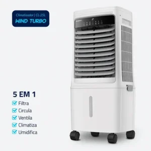 Climatizador Wind Turbo Mondial Branco 150W CL-25L - Imagem 2