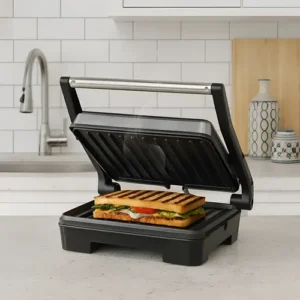 Grill E Sanduicheira Inox Antiaderente Torradeira 127v/220v - Imagem 3