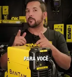 Máquina De Solda Mig Esab Bantam Mig Inversora Bivolt 110/220v - Imagem 2