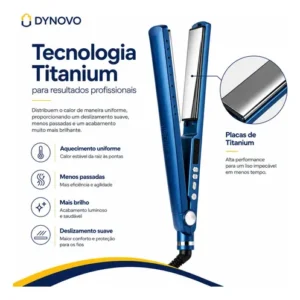 Chapinha Nano Titanium Profissional Prancha Bivolt - Imagem 6