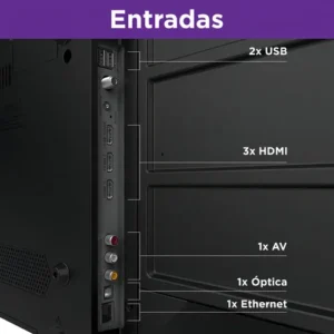 Smart Tv Dled 43 Fhd Multi Roku 3hdmi 2usb Wi-fi Tl056m - Imagem 9