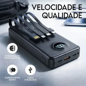 Carregador Portátil Davely Power Bank 20000mAh Turbo para Samsung, iPhone e Xiaomi - Imagem 5