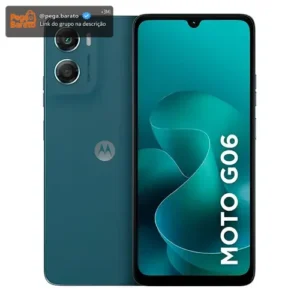 Smartphone Motorola Moto G06 4g 6.9pol 128gb 4gb Câmera 50mp Azul - Imagem 1