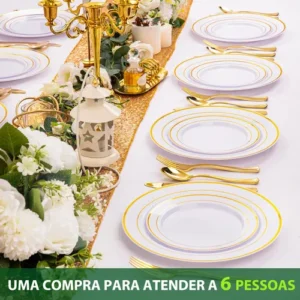 Jogo 30 Peças Conjunto Talheres Inox Faqueiro - Imagem 11