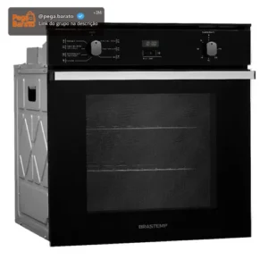 Forno de Embutir Elétrico Brastemp 84L Preto Timer - BOC84AE - Imagem 1