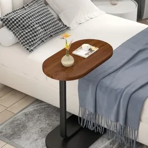 Mesa Apoio De Canto Lateral Notebook Café Suporte Sofá Cama - Imagem 3