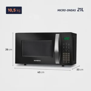 Micro-Ondas Mondial 1200W MO-01-21-B - Imagem 8