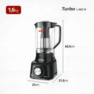 Liquidificador Turbo Full Mondial 900W - L-900 FB - Imagem 9
