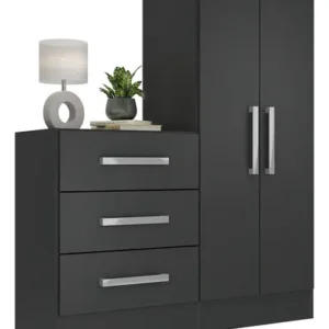 Cômoda 2 Portas 3 Gavetas Rodial Dunas Wt - Imagem 2
