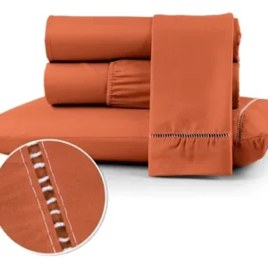 Kit Jogo De Lençol Casal 3 Pç 400 Fios Conforto Toque Macio - Imagem 2