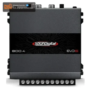 Modulo Amplificador Soundigital Sd800.4 800w Evo6 4 Canais Cor Preto - Imagem 1