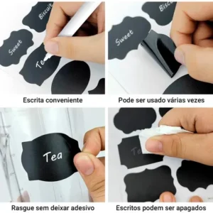 Conjunto 16 Potes Herméticos Croix Empilhavel Tampa E Trava Cor Transparente - Imagem 6