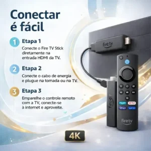 Dispositivo de Streaming Amazon Fire TV Stick 4K Select com Alexa e Wi-Fi - Imagem 4