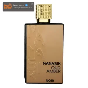 Perfume Manasik Oud Amber Noir 100ml Eau De Parfum Masculino - Imagem 1