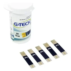 Tiras Fitas De Glicemia G-tech Free Com 50 Unidades - Imagem 3
