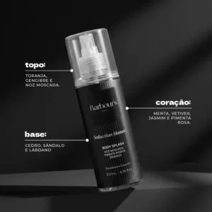 Kit 3 Body Splash Masculino Homme Desodorante Barbours 200ml - Imagem 4