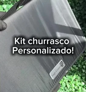 Kit Churrasco Personalizado Tábua Faca Garfo Nome Time Logo - Imagem 2