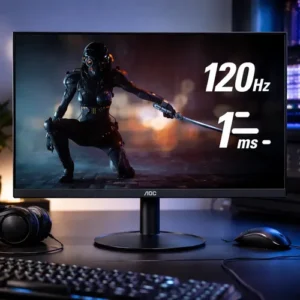 Monitor gamer Aoc Série B30 21.5'' Full Hd Gaming 120hz 1ms 22b30hm23 cor preto - Imagem 2