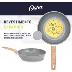 Jogo de Panelas Oster Marble Edition com 4 Peças de Cerâmica Antiaderente para Indução - Imagem 11