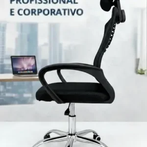 Cadeira Ergonômica De Escritório Com Encosto Mesh Respirável - Imagem 8